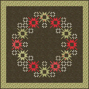 DEAL Sparkle & Shine Quilt PATTERN P157 - Sandy Gervais - Riley Blake Designs - INSTRUCTIONS Only - Wreath Star Blocks