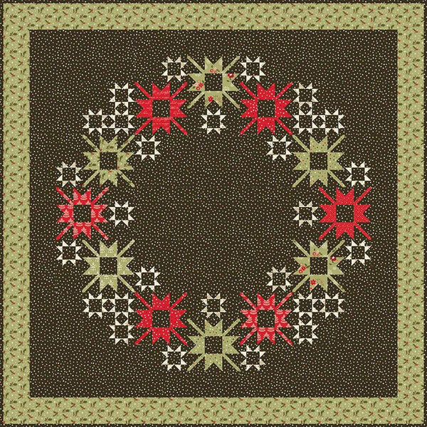 SALE Sparkle and Shine Quilt PATTERN P157 by Sandy Gervais - Riley Blake Designs - INSTRUCTIONS Only - Wreath Star Blocks