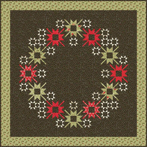 SALE Sparkle and Shine Quilt PATTERN P157 by Sandy Gervais - Riley Blake Designs - INSTRUCTIONS Only - Wreath Star Blocks