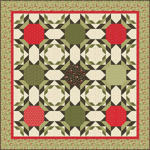 Christmas Crazies Quilt PATTERN P157 by Sandy Gervais - Riley Blake Designs - INSTRUCTIONS Only - Nine Blocks