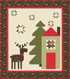 At the Ready Quilt PATTERN P157 - Sandy Gervais - Riley Blake Designs - INSTRUCTIONS Only - Piecing Pieced Reindeer House Tree