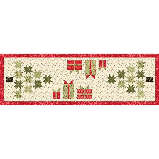 SALE Christmas Ready Runner Quilt PATTERN P157 - Sandy Gervais - Riley Blake Designs - INSTRUCTIONS Only - Pieced Presents Tree