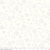 3-Yard cut- Vibrance Abloom WIDEBACK WB15957 Cloud - Riley Blake - 107/108" - Scattered Blossoms Leaves Floral - Quilting Cotton Fabric