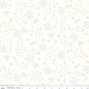 2 Yard 29" End of Bolt Vibrance Abloom WIDEBACK Cloud - Riley Blake - 107/108" - Scattered Blossoms Leaves Floral - Quilting Cotton Fabric