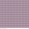 SALE Gentler Times Whippersnapper C16488 Plum - Riley Blake Designs - Lori Holt - Pixelated Plaid Stripe - Quilting Cotton Fabric