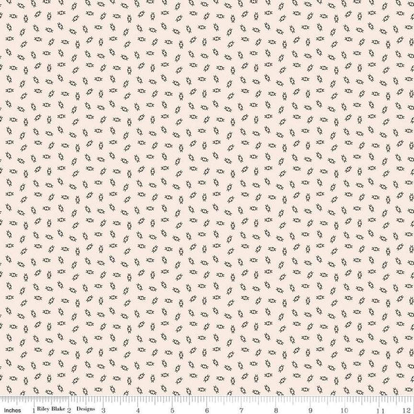 SALE Gentler Times Olden Days C16481 Raisin - Riley Blake Designs - Lori Holt - Scattered Geometric Abstract - Quilting Cotton Fabric
