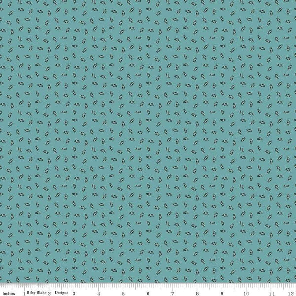 SALE Gentler Times Olden Days C16481 Raindrop - Riley Blake Designs - Lori Holt - Scattered Geometric Abstract - Quilting Cotton Fabric
