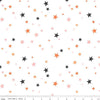 3-Yard Cut - Hey Pumpkin WIDEBACK WB16040 White - Riley Blake - 108" - Starry Halloween - Quilting Cotton Fabric