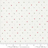 3-Yard Cut - Magic Dot Christmas Cream 108" WIDEBACK Fabric 108026 - Moda Quilting Cotton Fabric