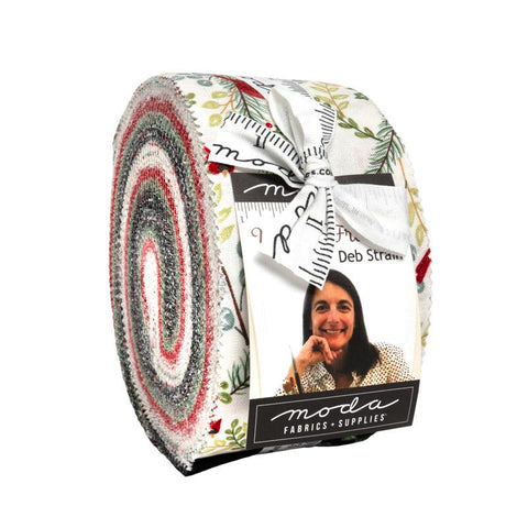 Winter Friends 2.5-Inch Jelly Roll Rolie Polie 40 pieces - 56130JR - Moda Fabrics - Precut Bundle - Quilting Cotton Fabric