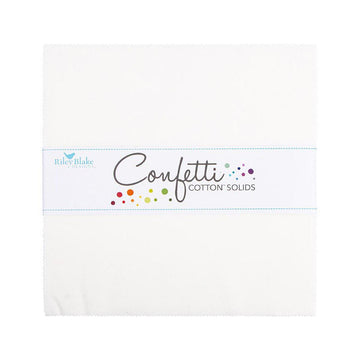SALE Confetti Cottons Cloud Layer Cake 10" Stacker Bundle - Riley Blake - 42-Piece Precut  - Solid - Quilting Cotton Fabric