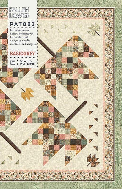 SALE Fallen Leaves Quilt Pattern BG-PAT083 - BasicGrey - Moda Fabrics - INSTRUCTIONS Only - Fat Quarter Friendly