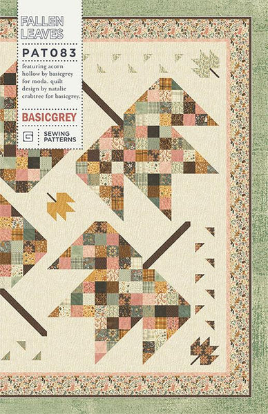 Fallen Leaves Quilt Pattern BG-PAT083 by BasicGrey - Moda Fabrics - INSTRUCTIONS Only - Fat Quarter Friendly