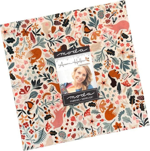 SALE Acorn Hollow Layer Cake 10" Stacker Bundle - Moda Fabrics - 42 piece Precut Pre cut - Floral Flowers - Quilting Cotton Fabric