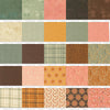 Acorn Hollow Mini Charm Pack 2 1/2" Stacker Bundle - Moda Fabrics - 42-Piece Precut  - Floral Flowers - Quilting Cotton Fabric