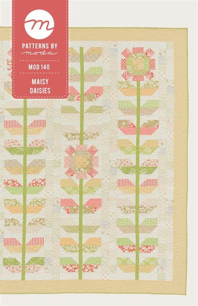 Maisy Daisies Quilt Pattern MOD-140 by Moda Patterns - Moda Fabrics - INSTRUCTIONS Only - Jelly Roll Rolie Polie Friendly