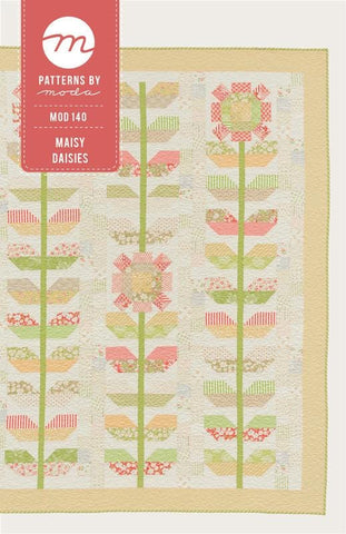 Maisy Daisies Quilt Pattern MOD-140 by Moda Patterns - Moda Fabrics - INSTRUCTIONS Only - Jelly Roll Rolie Polie Friendly