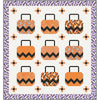 SALE Fab Boo Lous Panel Quilt Kit KIT22480 - Moda Fabrics - Pattern Fabric - Piecing - Quilting Cotton Fabric - Halloween