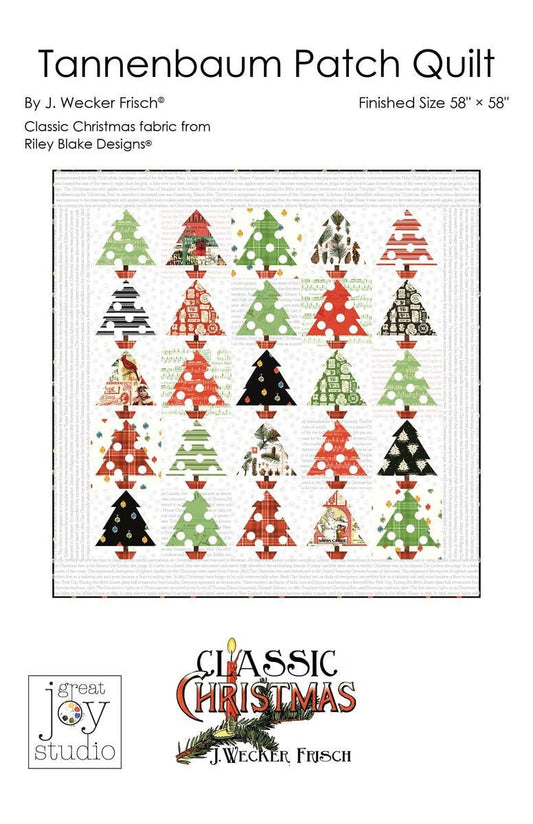 SALE Tannenbaum Quilt PATTERN P120 - Riley Blake - J. Wecker Frisch - INSTRUCTIONS Only - 10" Stacker Friendy