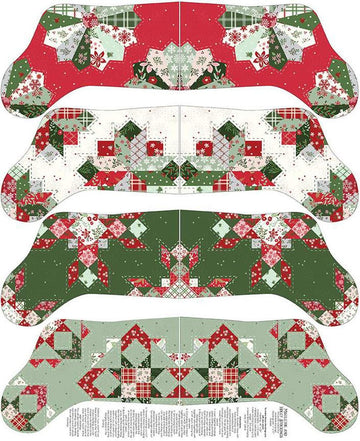 Mistletoe & Holly Stockings Panel P16411 - Riley Blake Designs - Christmas Winter - Quilting Cotton Fabric