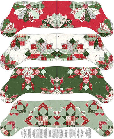 SALE Mistletoe & Holly Stockings Panel P16411 - Riley Blake Designs - Christmas Winter - Quilting Cotton Fabric