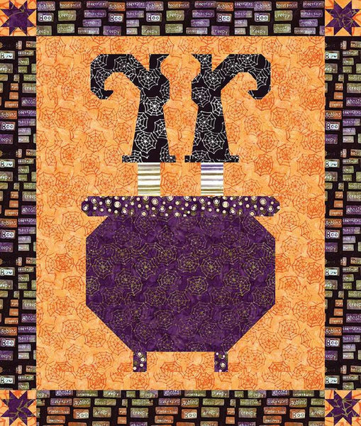 SALE Oops! Quilt PATTERN P157 by Sandy Gervais - Riley Blake Designs - INSTRUCTIONS Only - Halloween Witch