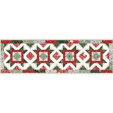 SALE A Little Christmas Runner Quilt Kit KT-16400 - Riley Blake Designs - Box Pattern Fabric - Christmas - Quilting Cotton