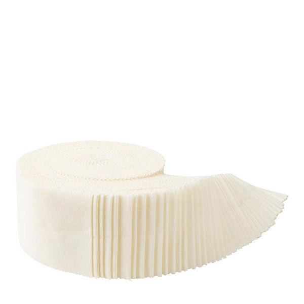 SALE Confetti Cottons Le Creme 2.5-Inch Rolie Polie Jelly Roll 40 pieces Riley Blake Designs - Precut Bundle - Quilting Cotton Fabric