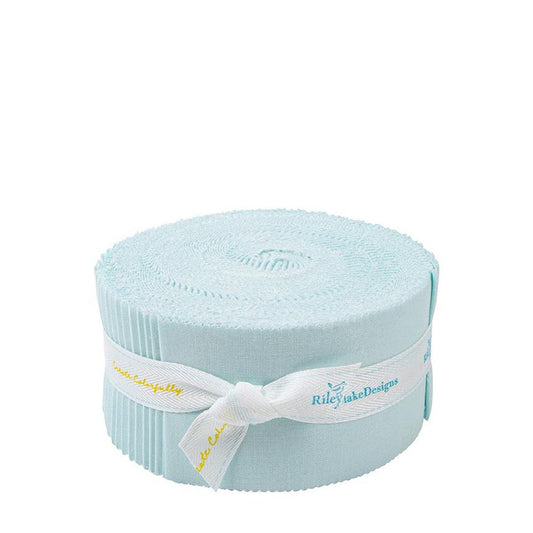 SALE Confetti Cottons Bleached Denim 2.5-Inch Rolie Polie Jelly Roll 40-Piece Riley Blake Designs - Precut Bundle - Quilting Cotton Fabric