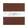 SALE Confetti Cottons Brownie Layer Cake 10" Stacker Bundle - Riley Blake - 42-Piece Precut  - Solid - Quilting Cotton Fabric
