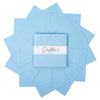 SALE Confetti Cottons Boy Blue 10" Stacker - Riley Blake - 42-piece Precut - Solid - Quilting Cotton