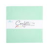 SALE Confetti Cottons Sweet Mint Layer Cake 10" Stacker Bundle - Riley Blake - 42-Piece Precut  - Solid - Quilting Cotton Fabric