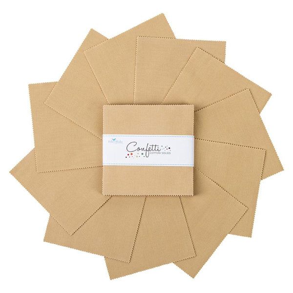 SALE Confetti Cottons Palomino Charm Pack 5" Stacker Bundle - Riley Blake Designs - 42 piece Precut Pre cut - Quilting Cotton Fabric