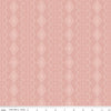 Image of the Winged Medley Textile Dusty Rose quilting cotton fabric. Features tiles on a cream background. Cute Little Fabric Shop