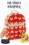 SALE The Violet Backpack Project PATTERN Zippered Pocket Bag - Knot & Thread Design  Riley Blake Designs