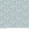 Denim Florals 01667404A Posy Haze A - Riley Blake Designs - Floral Flowers - Liberty Fabrics - Quilting Cotton Fabric