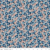 Denim Florals 01667405A Spring Flourish A - Riley Blake Designs - Floral Flowers - Liberty Fabrics - Quilting Cotton Fabric