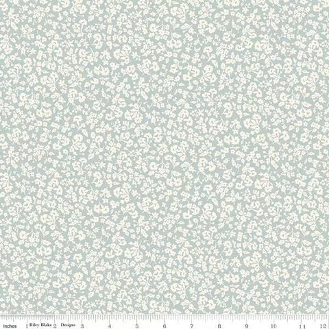 Denim Florals 01667401C Dainty Meadow C - Riley Blake Designs - Floral Flowers - Liberty Fabrics - Quilting Cotton Fabric
