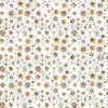 Image of the Bohemian Sunrise Stars Cream quilting cotton fabric by QT fabrics. Features stars on a beige background. Cute Little Fabric Shop