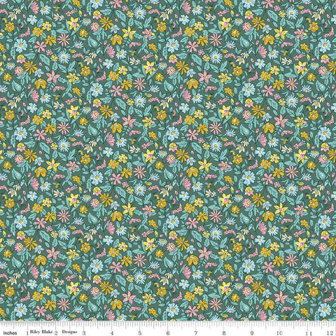 Heirloom Spring 016673104A Morning Meadow A - Riley Blake - Flowers Floral Blossoms - Liberty Fabrics - Quilting Cotton Fabric
