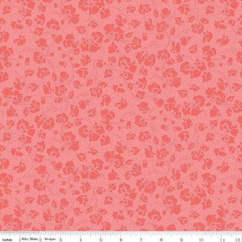 Flower Shop 01667413C Sweet Pea Spot C - Riley Blake Designs - Floral Flowers - Liberty Fabrics - Quilting Cotton Fabric