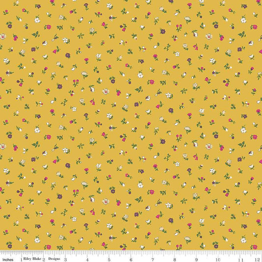 SALE Flower Shop 01667415A Newland Sprigs A - Riley Blake Designs - Floral Flowers - Liberty Fabrics - Quilting Cotton Fabric