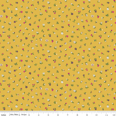 Flower Shop 01667415A Newland Sprigs A - Riley Blake Designs - Floral Flowers - Liberty Fabrics - Quilting Cotton Fabric