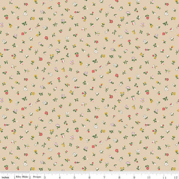 DEAL Flower Shop 01667415C Newland Sprigs C - Riley Blake Designs - Floral Flowers - Liberty Fabrics - Quilting Cotton Fabric