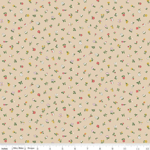 Flower Shop 01667415C Newland Sprigs C - Riley Blake Designs - Floral Flowers - Liberty Fabrics - Quilting Cotton Fabric
