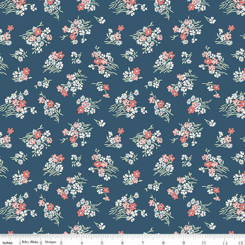 SALE Botanist's Walk 01667408B Joanne's Bouquet B - Riley Blake Designs - Floral Flowers - Liberty Fabrics - Quilting Cotton Fabric