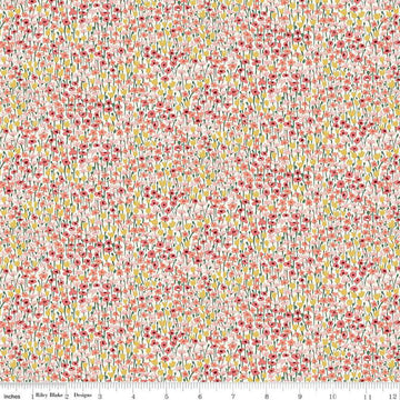 SALE Botanist's Walk 01667409C Joy Meadow C - Riley Blake Designs - Floral Flowers - Liberty Fabrics - Quilting Cotton Fabric