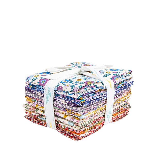 Tudor Celebration Fat Quarter Bundle 15 pieces - Riley Blake - Pre cut Precut - Floral Flowers - Liberty Fabrics - Quilting Cotton
