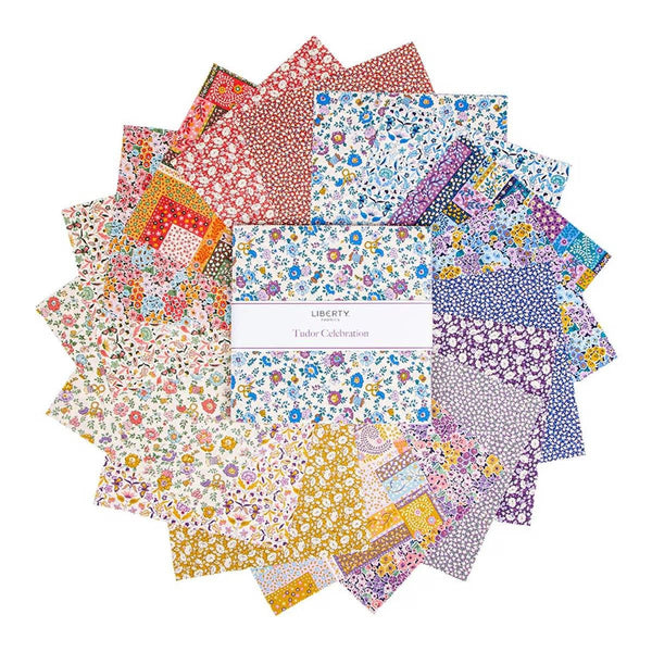Tudor Celebration Layer Cake 10" Stacker Bundle - Riley Blake - 42 piece Precut Pre cut - Liberty Fabrics - Quilting Cotton Fabric