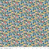 London Bouquet 01667418C Regent Meadow C - Riley Blake Designs - Floral Flowers - Liberty Fabrics - Quilting Cotton Fabric